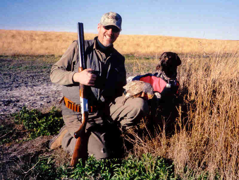 Photo of buster and birds