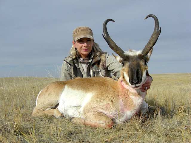 Photo of
 Tracy Burton's 2010 Alberta Trophy Pronghorn Antelope